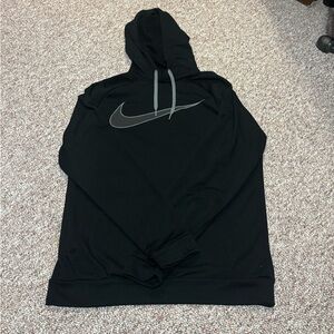 Nike Men's Black Dri-Fit Hoodie